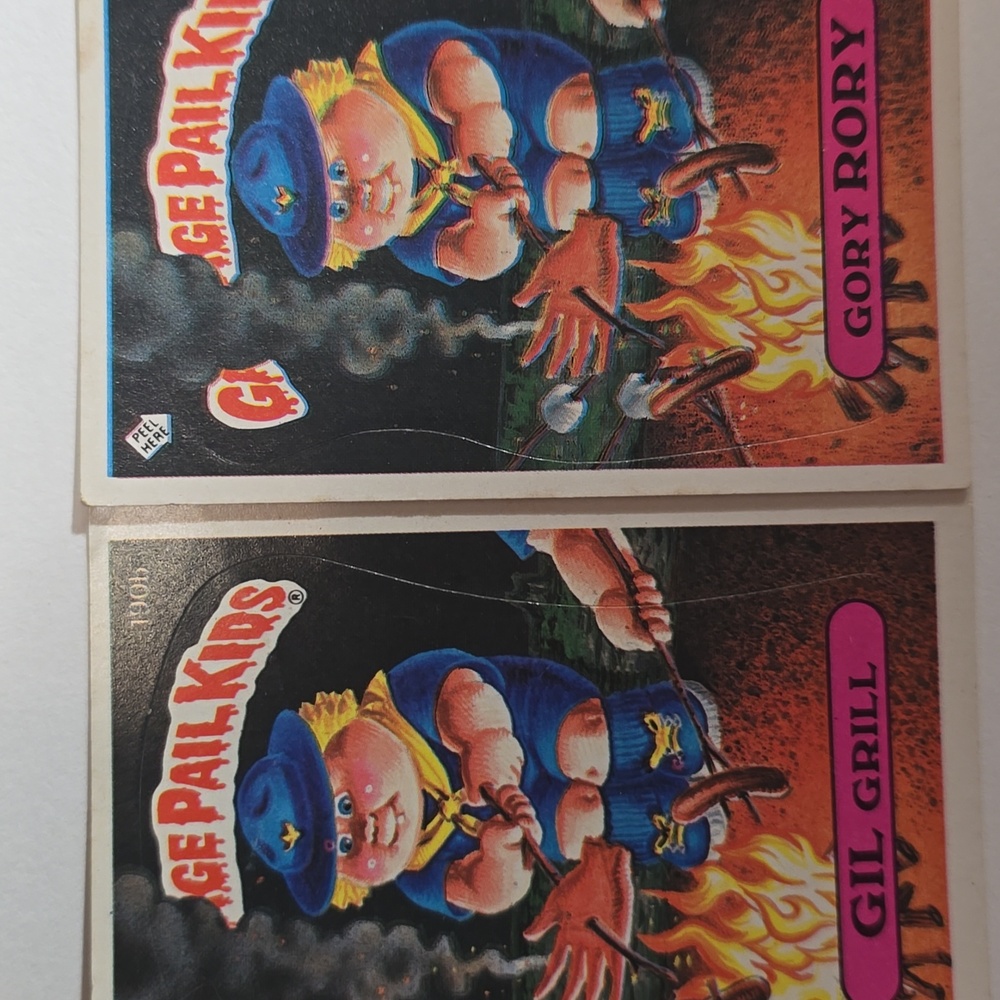 Garbage Pail Kids Trading Cards Gil Grill & Gory Rory